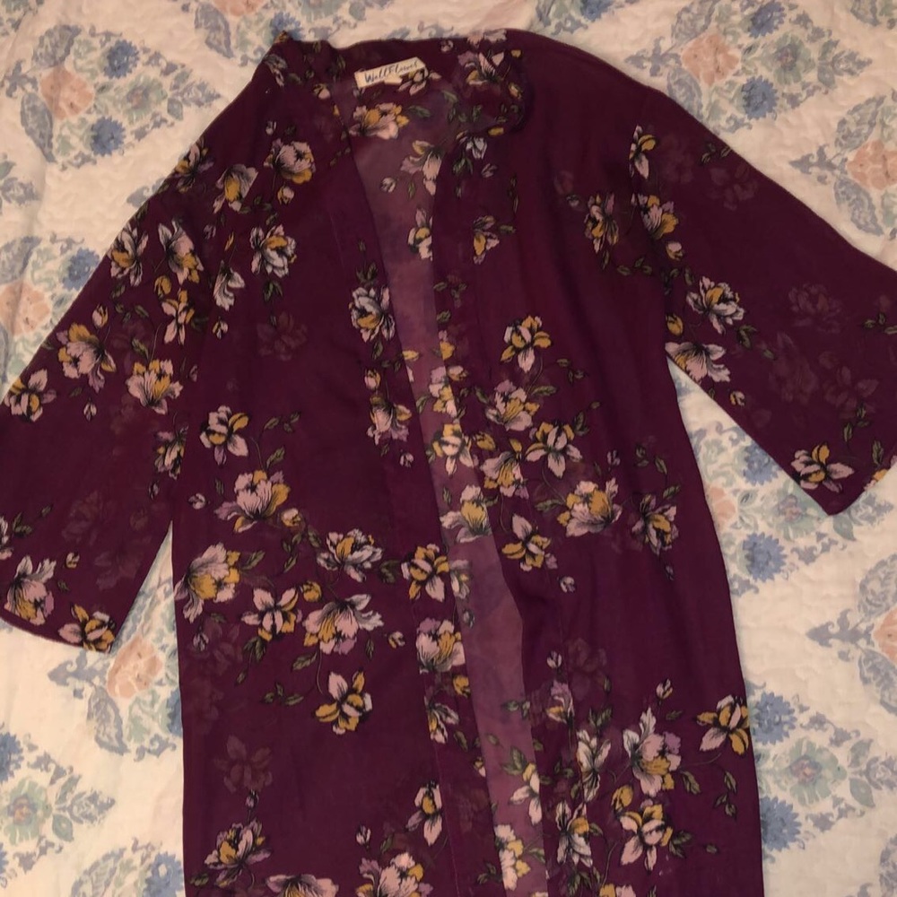 Floral kimono.